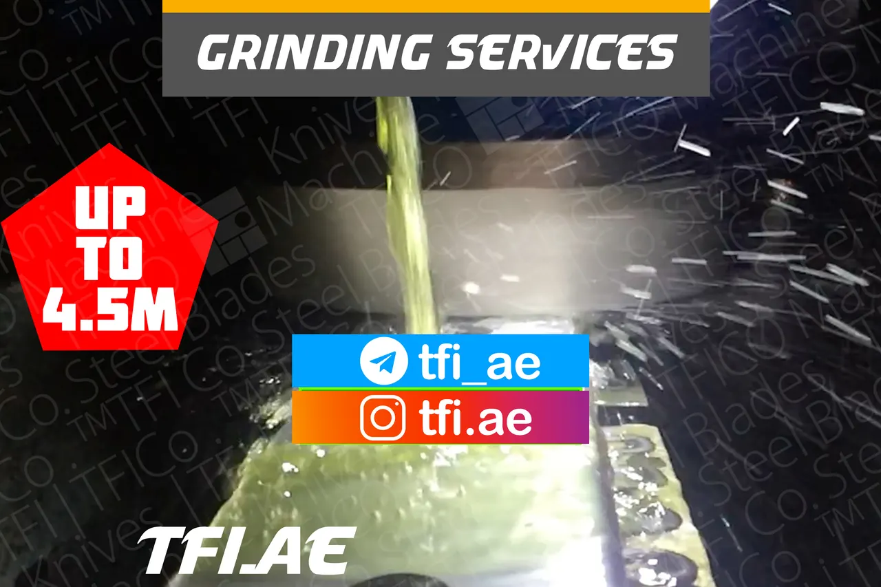 Precise Sharpening and Grinding Tools and Machine Knives Call: +971800 0120096